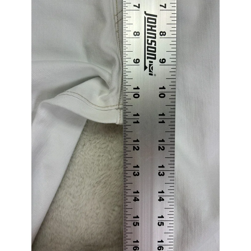 NWT True Religion Rocco Skinny Jeans Mens 33 White Relaxed Fit Stretch 